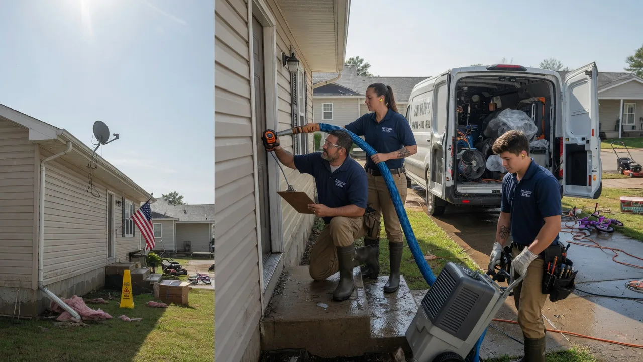 Ceiling Water Damage Restoration in Livingston, LA near me